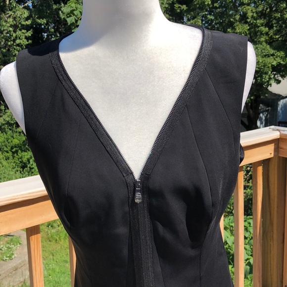 NWT Tahari black zip up dress - Picture 2 of 4
